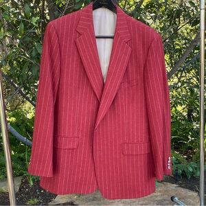 Maus & Hoffman $895 Wool Blazer Striped Sports Coat NWT